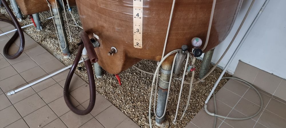 Butoi  cisterna  din fibră de sticlă uz alimentar