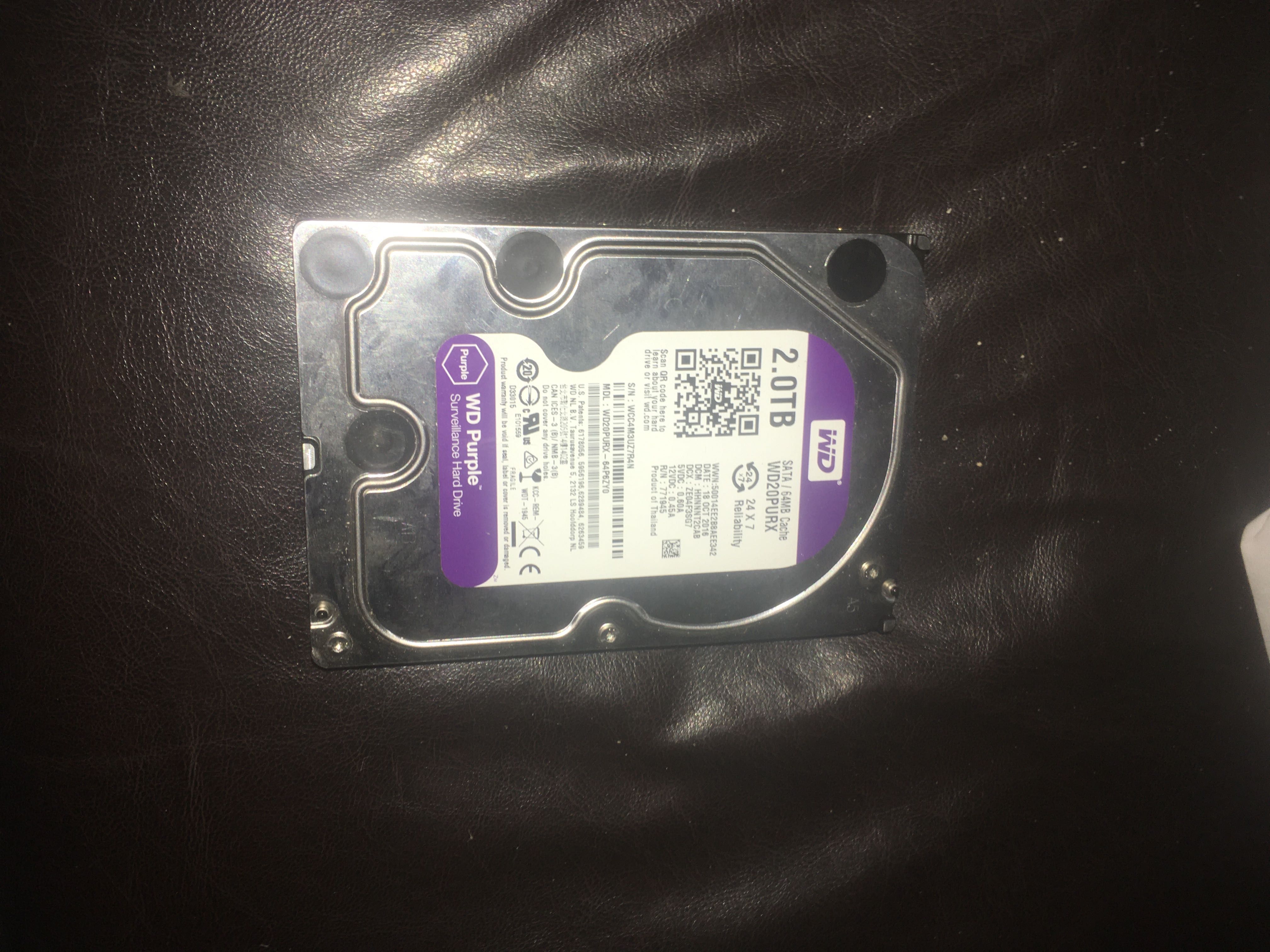 Hdd wd 2tb wd20purx