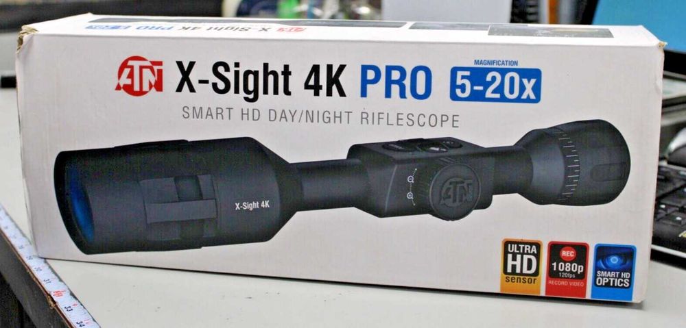 ATN X-Sight 4K Pro 5-20x Прицел за дневно нощно виждане Мерник за лов