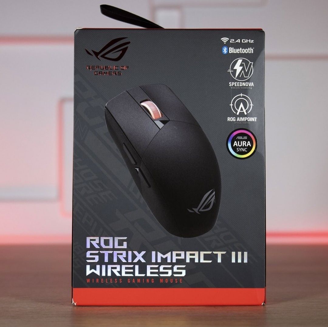 ASUS Rog Strix Impact 3 wireless Беспроводная мышка/мышь СКИДКА