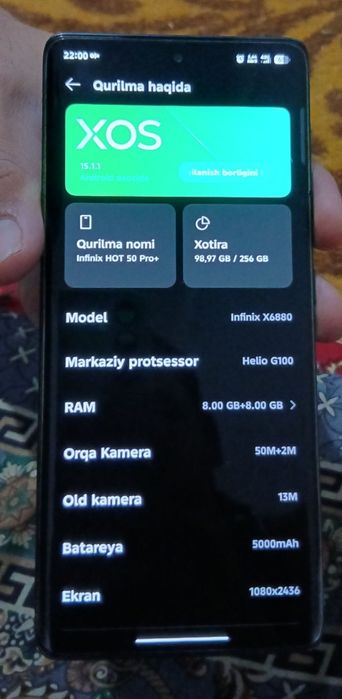 Infinix hot 50 pro plus