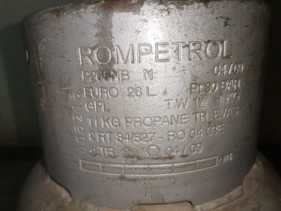 Butelie aragaz normala perfect funcțională