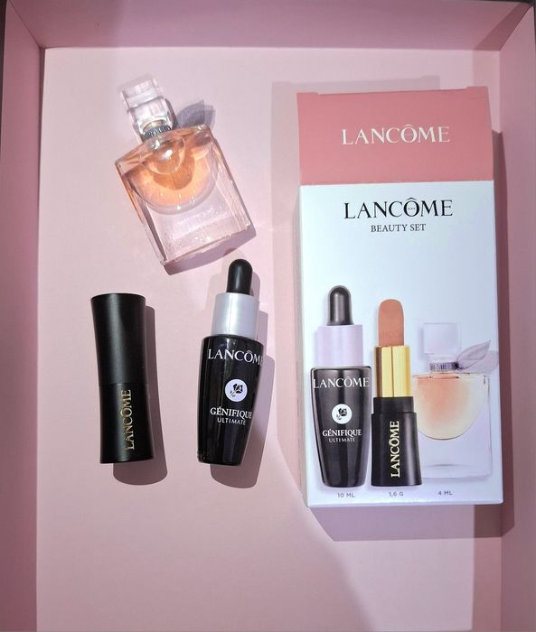 Set Lancome parfum La Vie est Belle, ruj mat si serum sephora