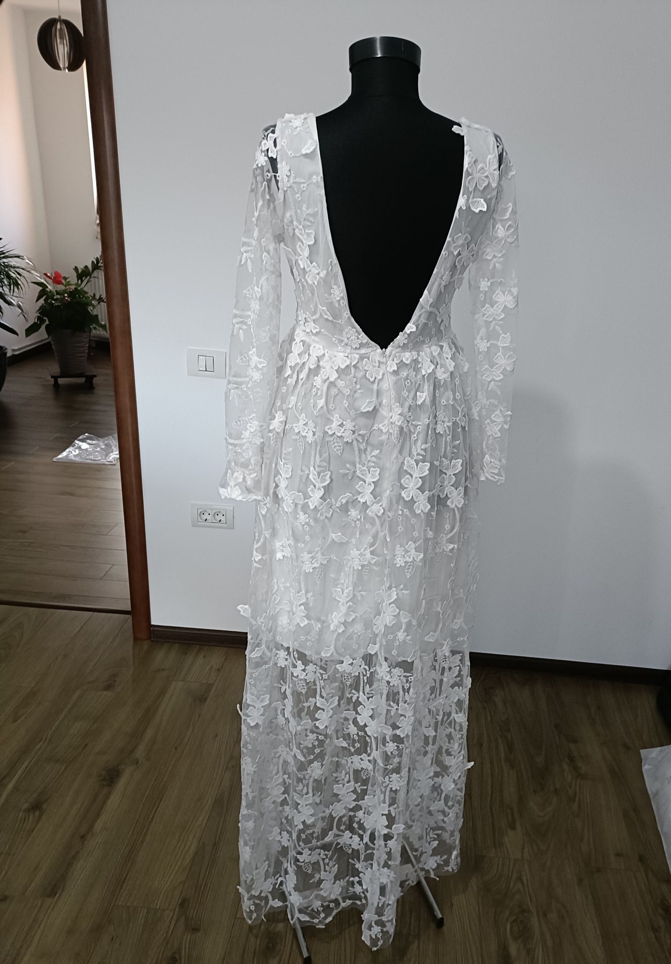 Rochie alba cununie/ mireasa