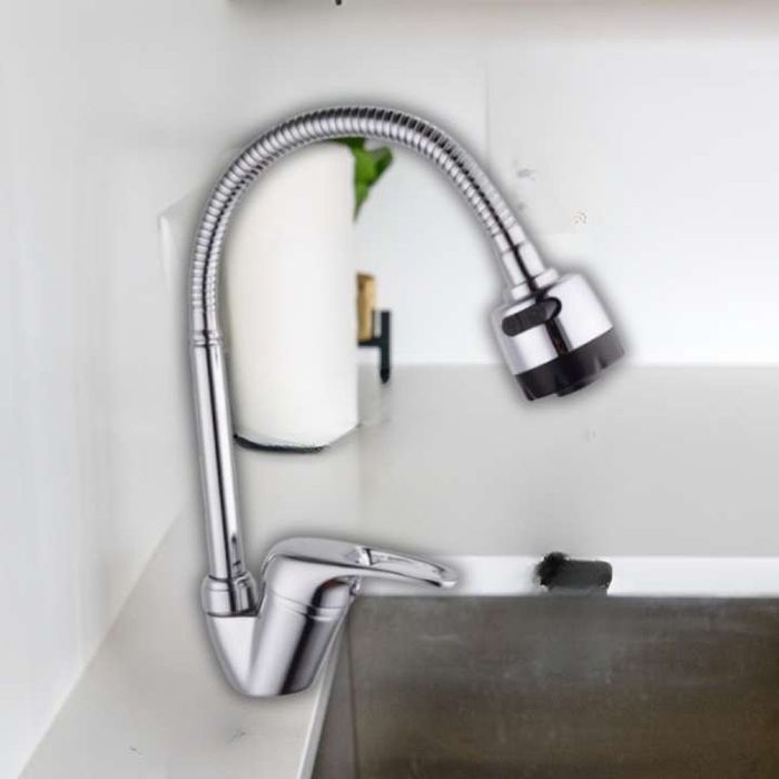 Смесител за вода с гъвкав чучур