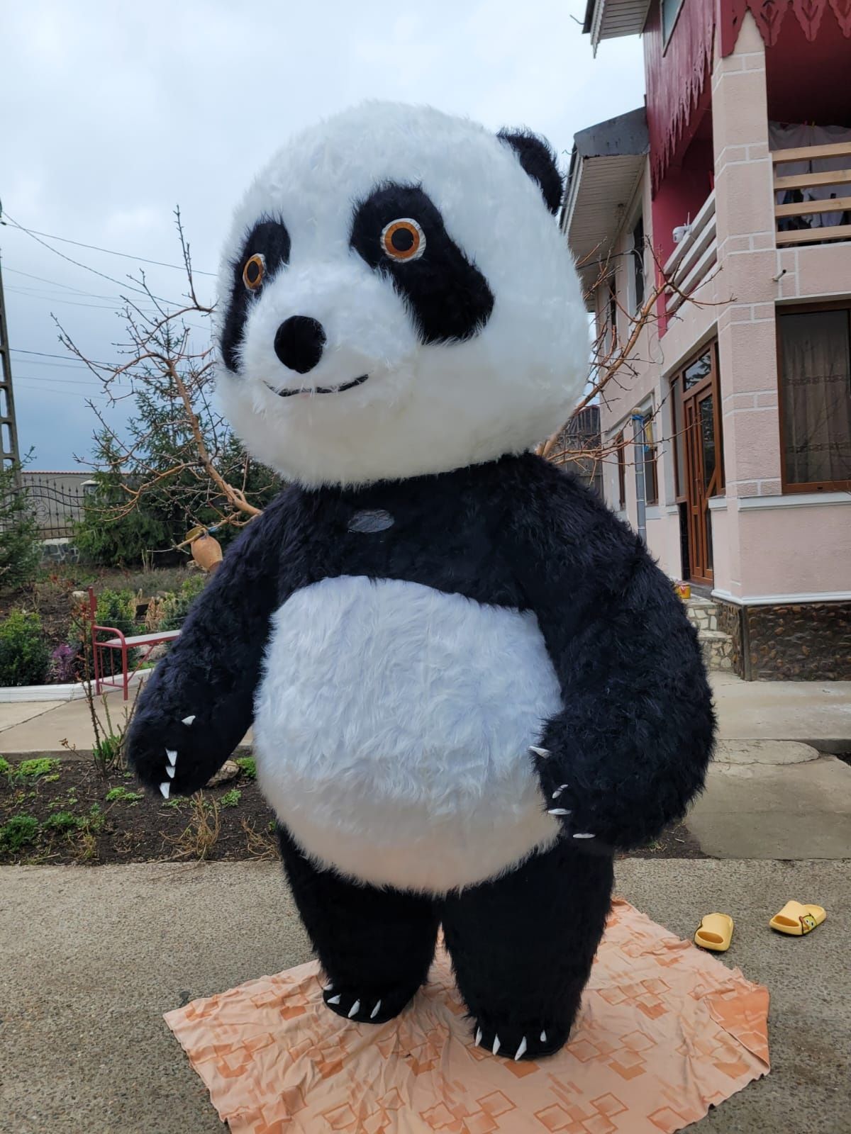Urs panda gonflabil cu baterie