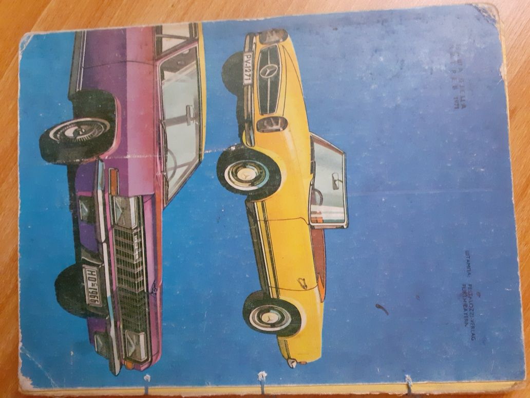 Албум на марки автомобили 1971г.