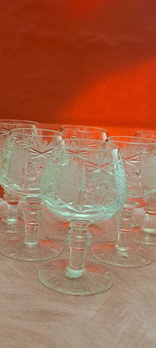 Чаши за коняк оловен кристал серия Ропотамо