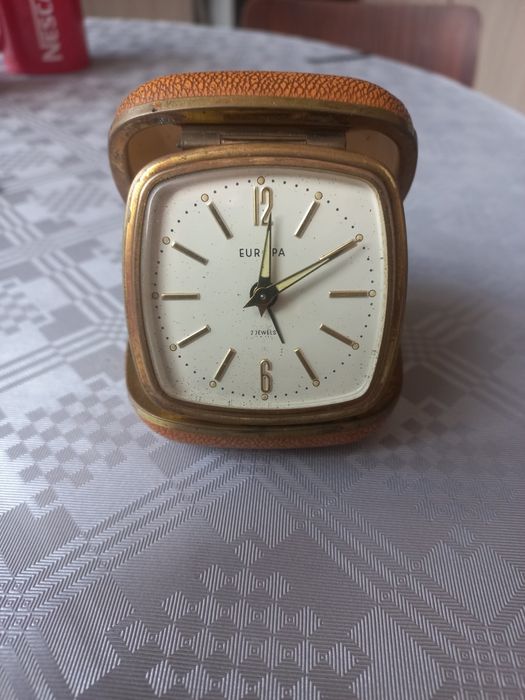 Ретро механичен пътен будилник Europa 1950-1970