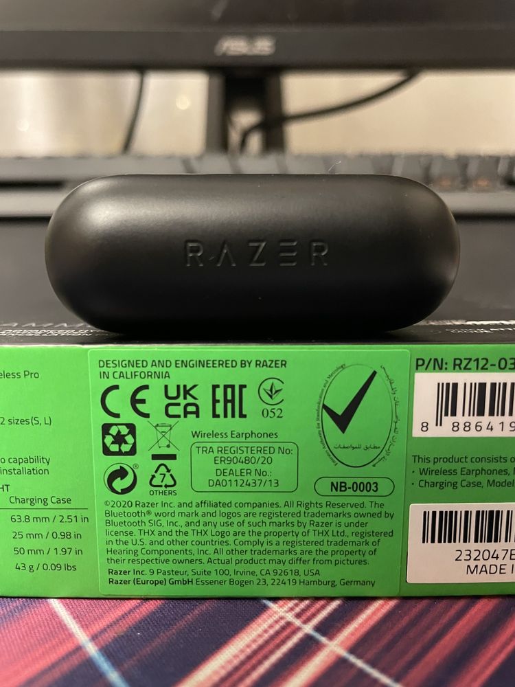 Casti Razer Hammerhead True Wireless Pro