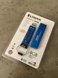 Stick USB criptat - Kingston Data Traveler 2000 4Gb cu cifru