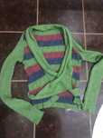 Pluover tricotat verde