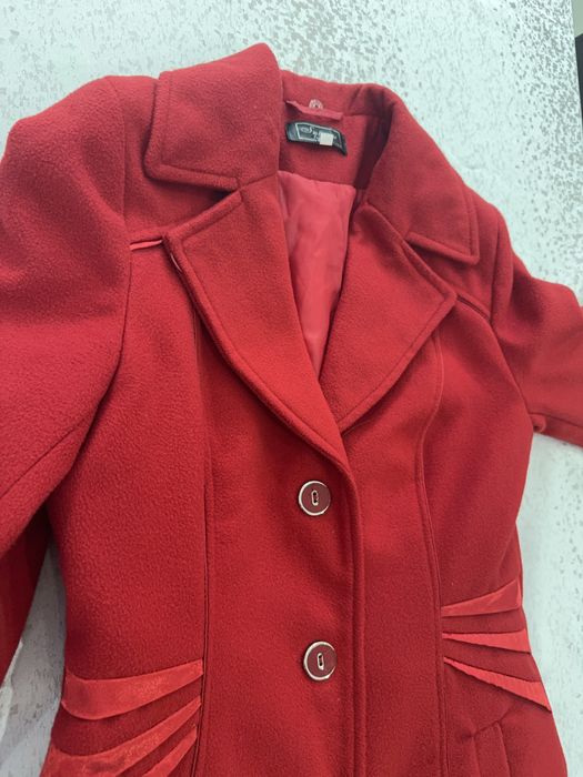 Palton rosu bergound