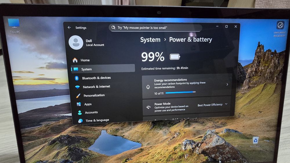 Laptop Dell Pro 13 premium, ultra5, 16Gb ddr5, 13.3Touchscreen