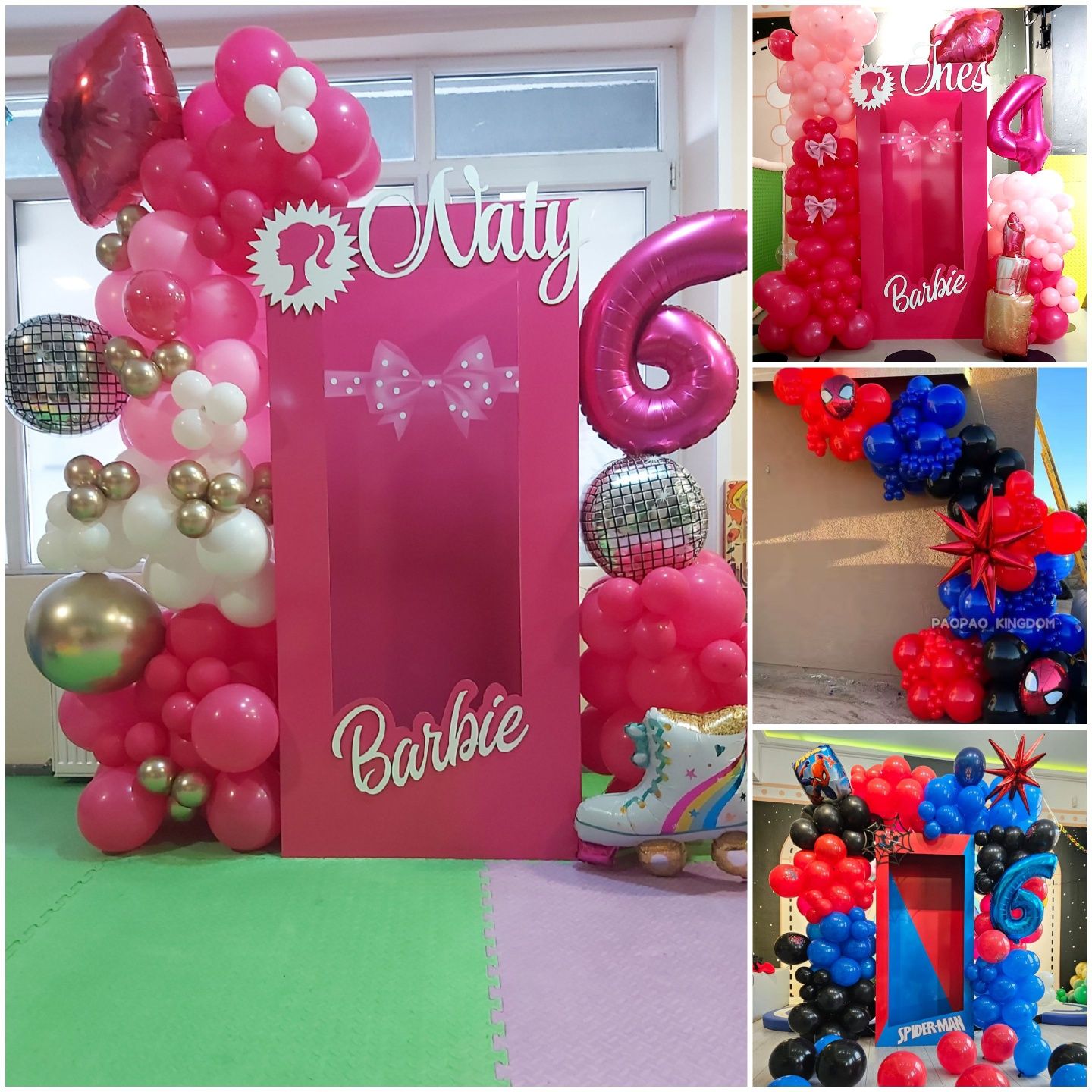 Cutie Barbie/Spiderman/Arcadă baloane