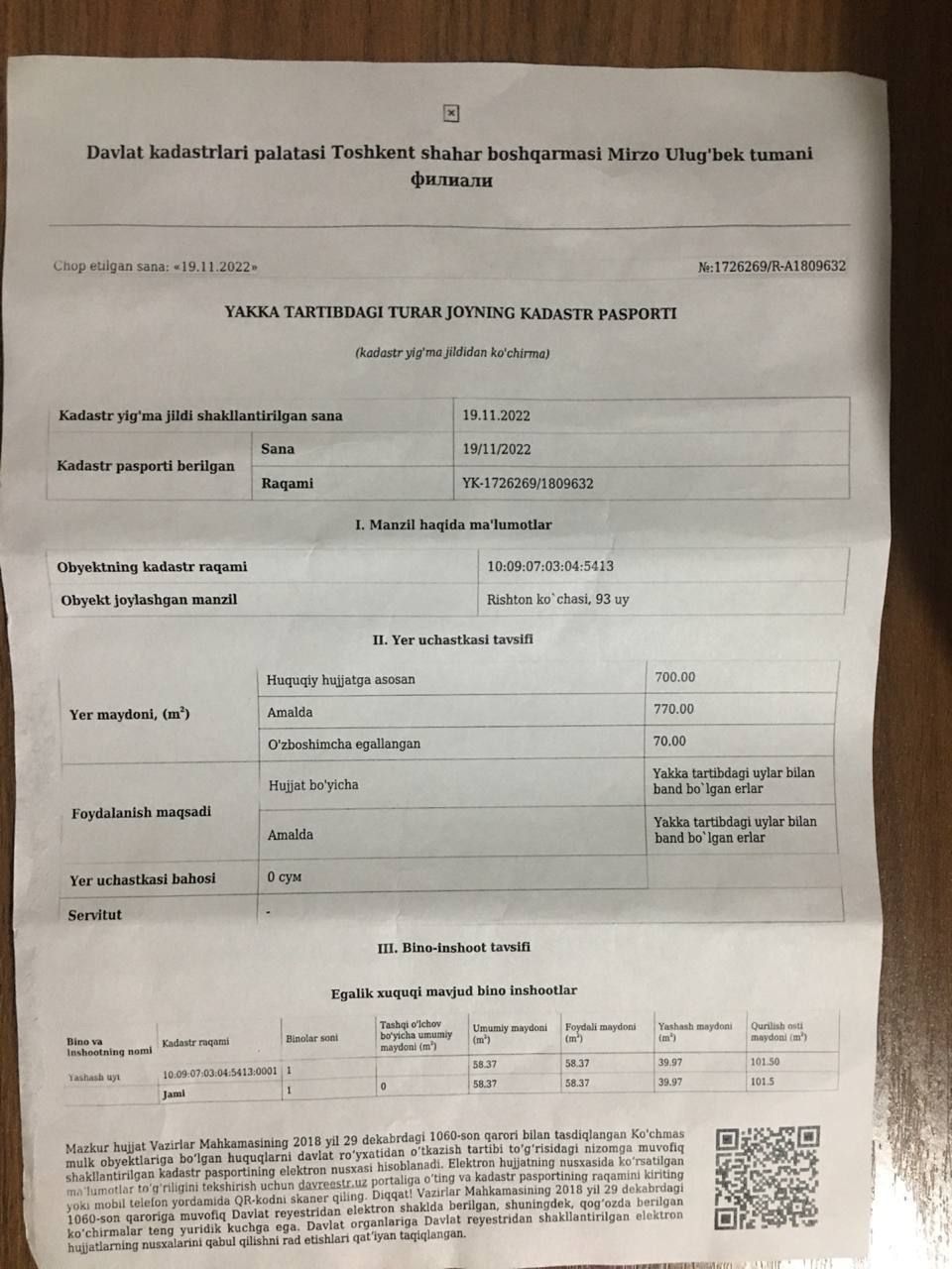 Продается земельный участок 7сотих
