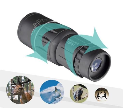 Monocular Dual Focus 16x52 turism, zoom birdwaching, camping, plaja