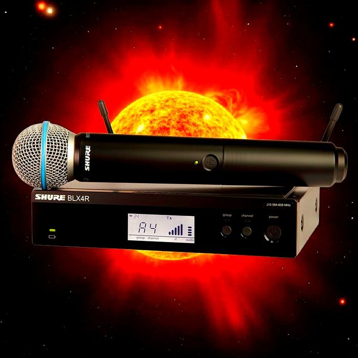 Новый вокальный радиомикрофон SHURE BLX24RE/BETA58A K14