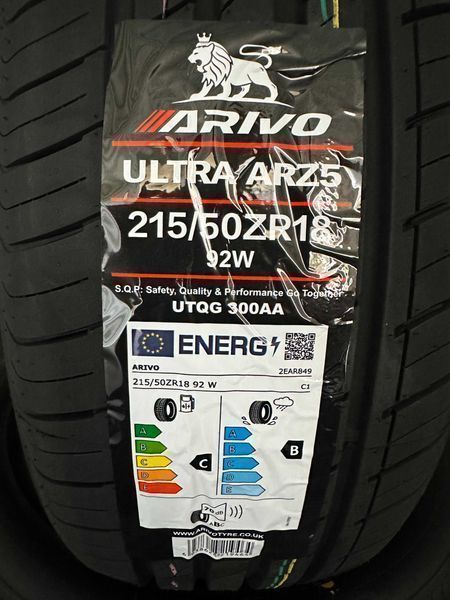 Нови летни гуми ARIVO ULTRA ARZ5 215/50R18 92W НОВ DOT