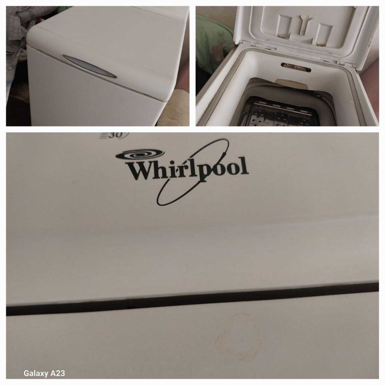 Стиральную машинку Whirlpool вертикальную