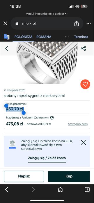 Inel unisex (ghiul) argint 950