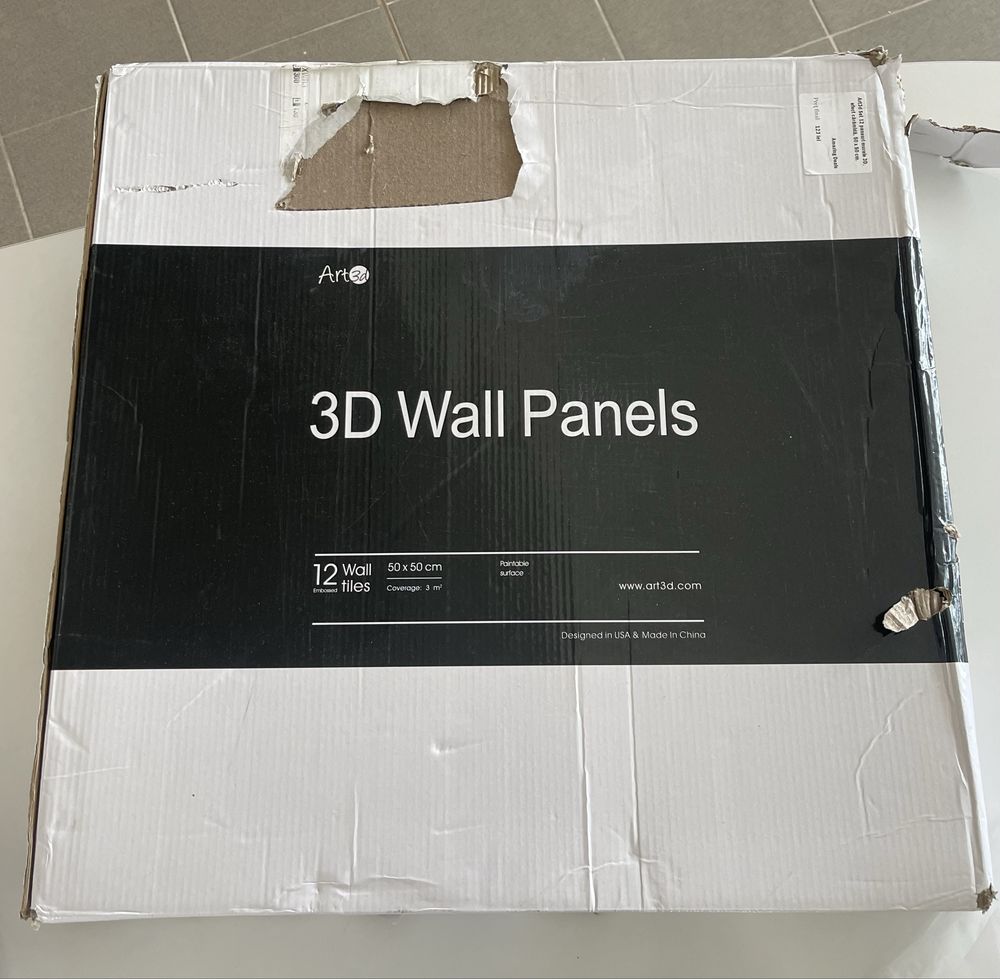 Set cu 12 panouri murale 3D