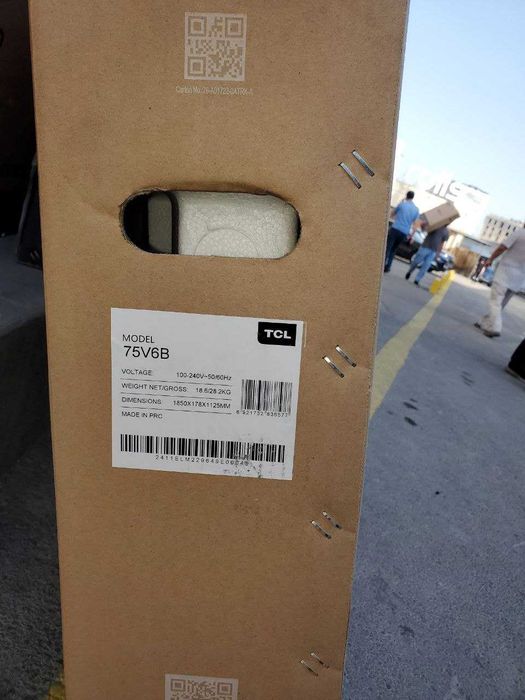 Телевизор TCL 75 4K Smart Google TV LED UHD + кронштейн бесплатно
