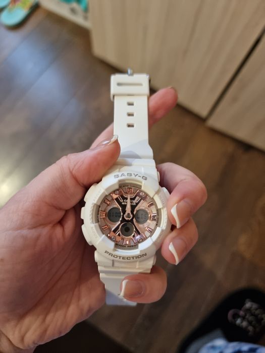 G shock Baby G Casio часовник white gold rose с гаранция