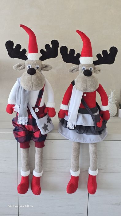 Коледни елени ,ръчна изработка
