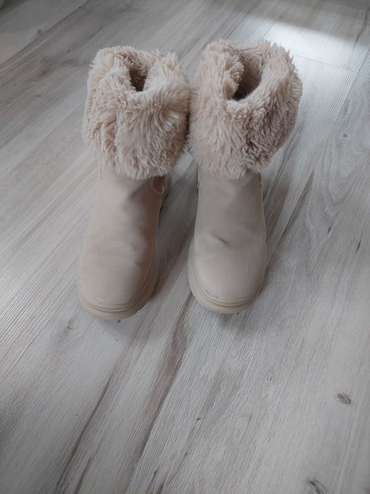 Кожени боти на Zara 35 номер