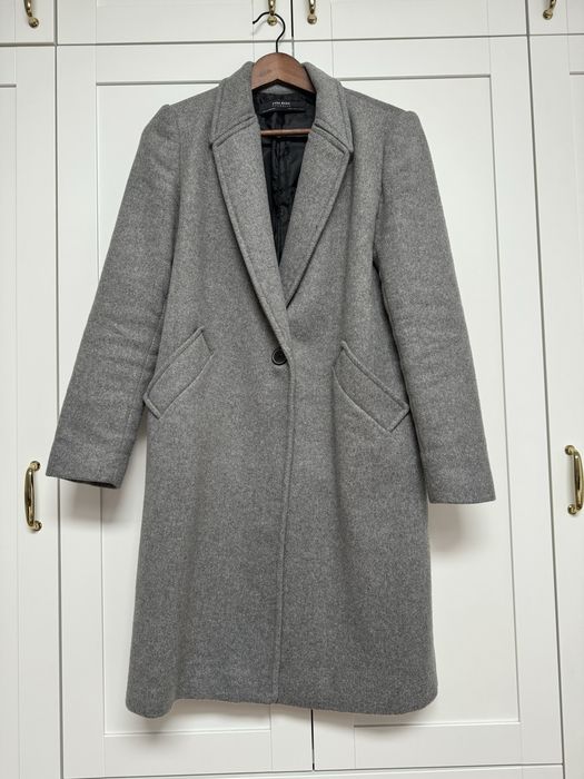 Palton Zara gri deschis, S