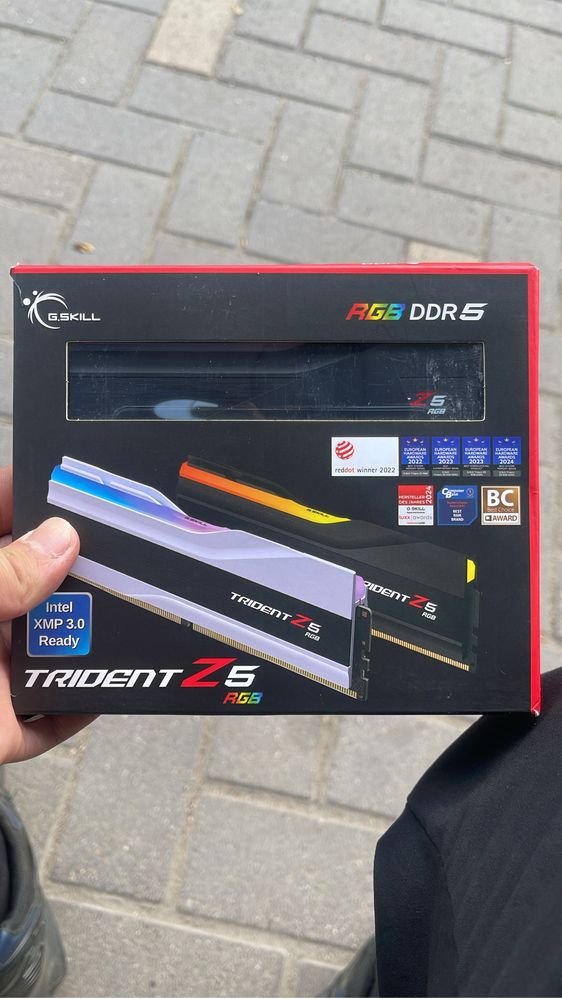 Оперативная память Озу G skill trident Z5 rgb ddr5 6400mhz SL32-39-39