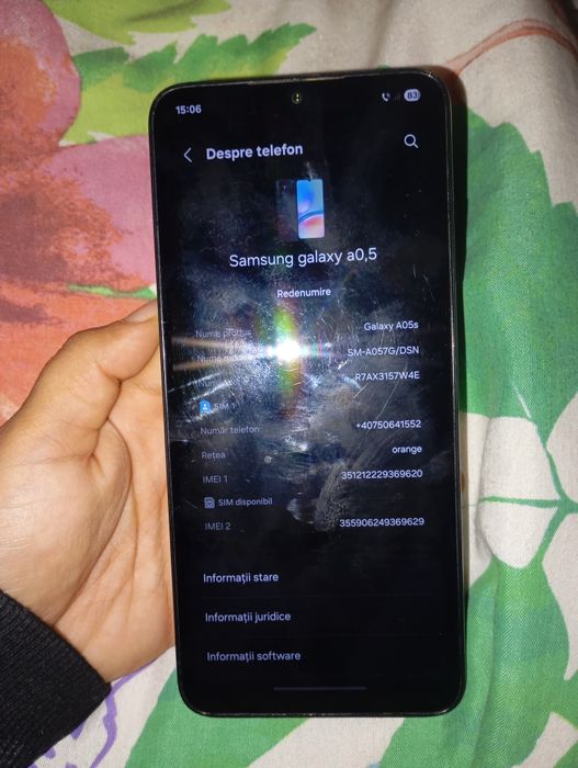 Vând Samsung A 05S in stare foarte buna