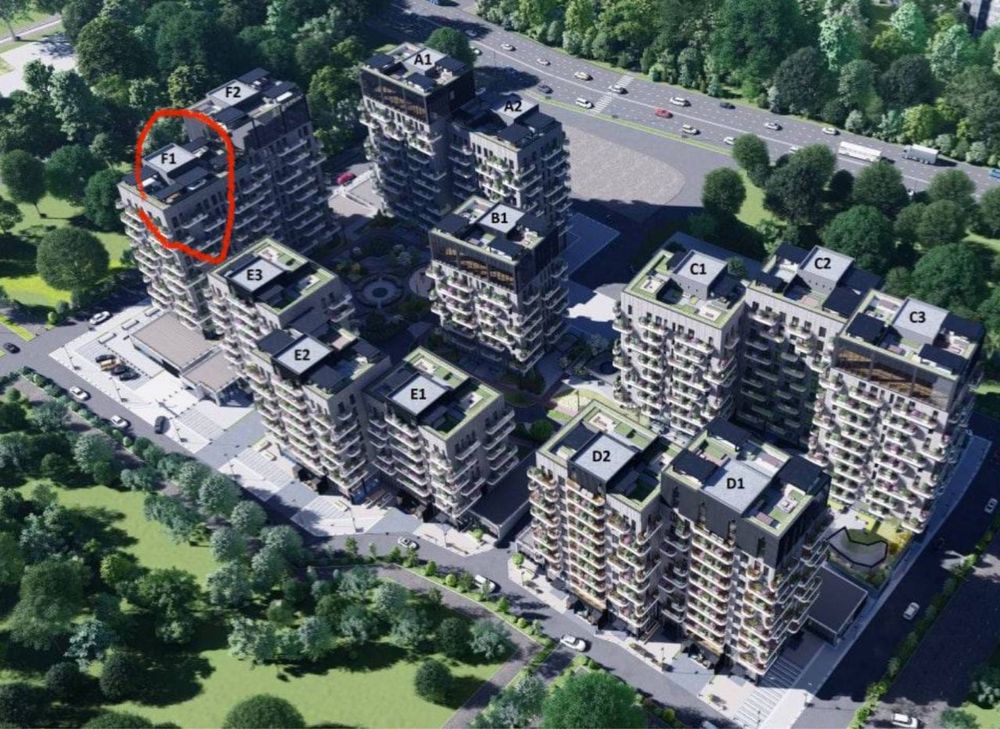ПЕНТХАУС В  НОВОСТРОЙКЕ Парквуд  Parcwood 4/12/12 232м2