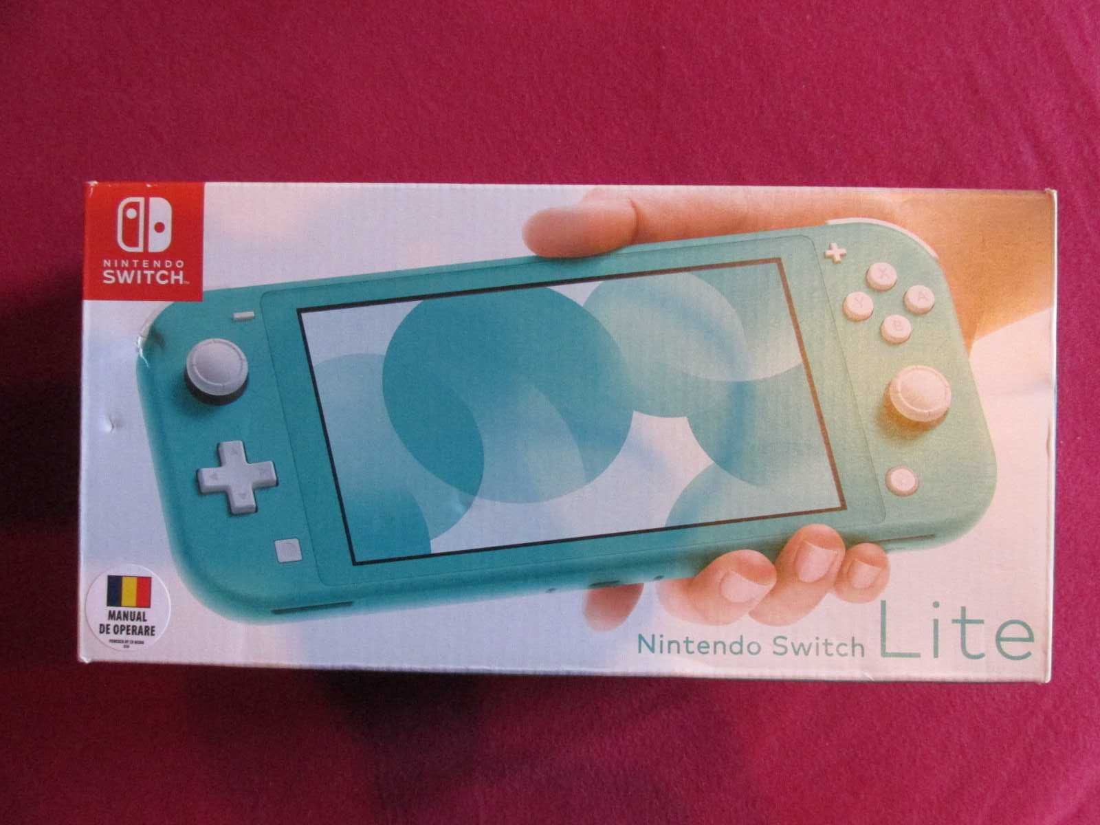 Nintendo Switch Lite  Turcoaz   NOU  - sigilat + acte si  garantie