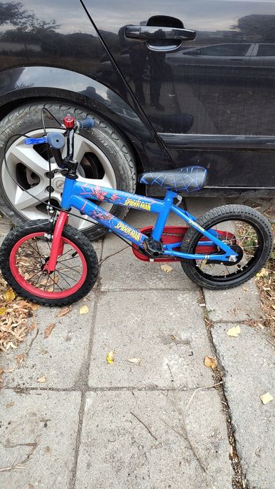 Детско колело 14 инча в добро състояние Spiderman