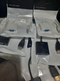 Новые HDMI to VGA в количестве штучный по 45тыс. Переходники