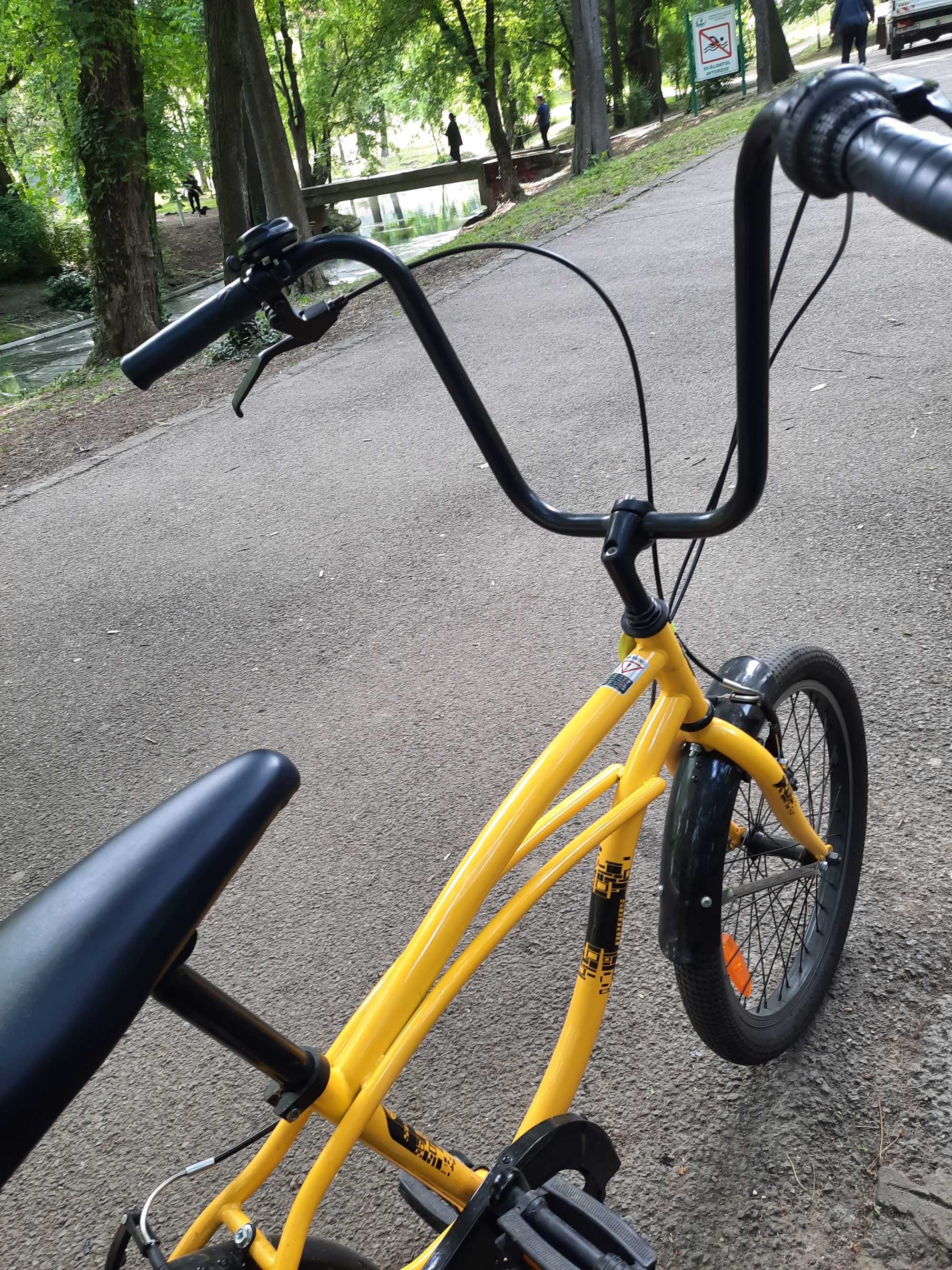 Bicicletă Pegas Strada Mini galben