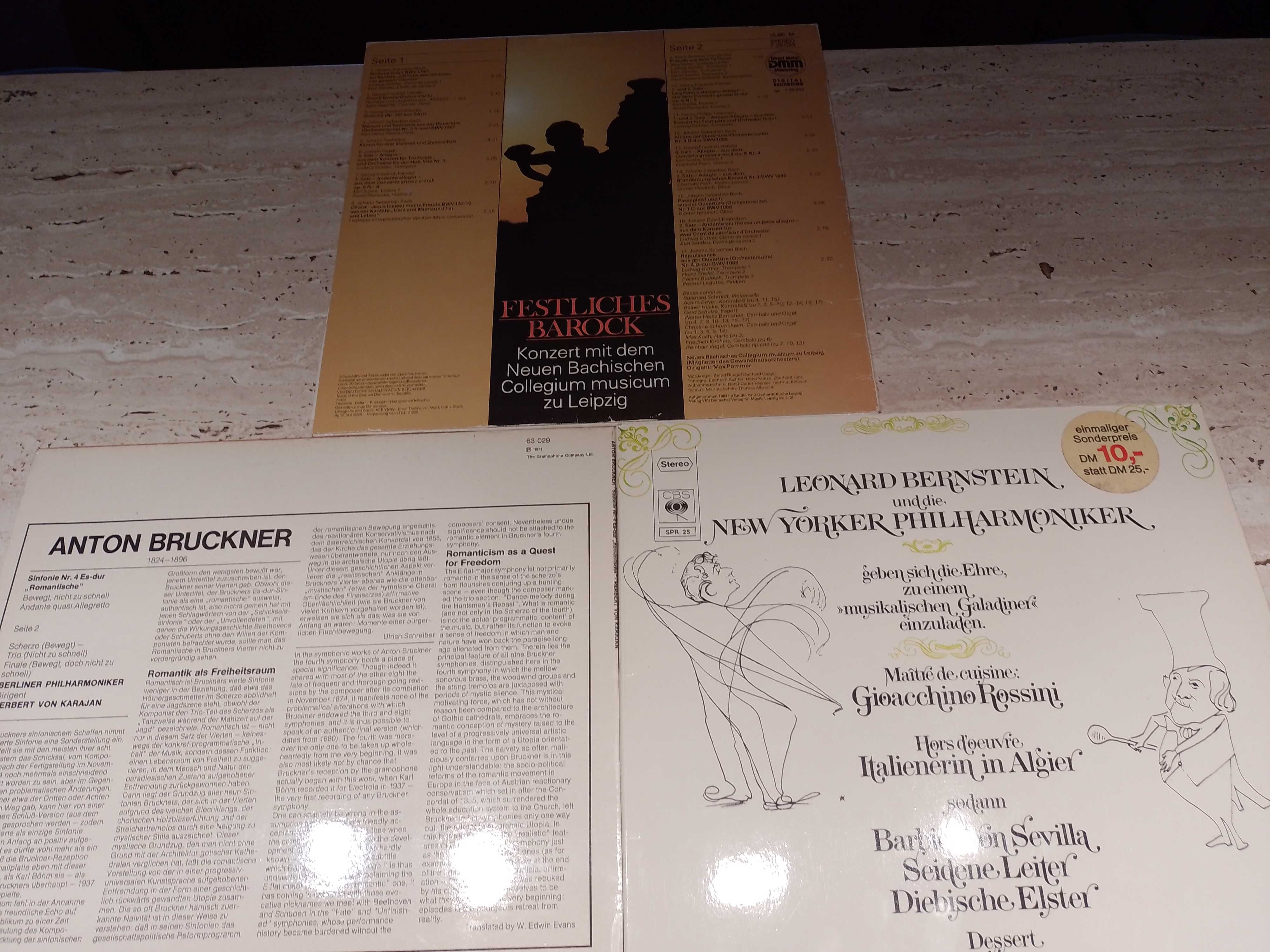 Discuri vinil-Brahms, Mendelssohn, Tschaikowsky, Haydn