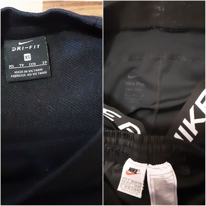 (S) NIKE PRO оригинални клин(35лв),долница(45лв) и блуза(50лв)