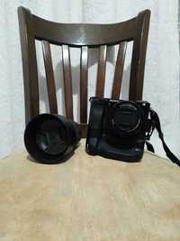 Камера Sony alpha 6000 с обектив Samyang и Battery Pack