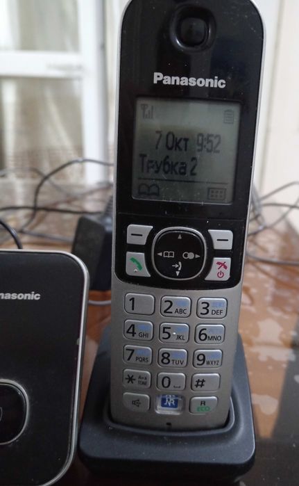 Продам радио телефоны Panasonic б/у 2 трубки