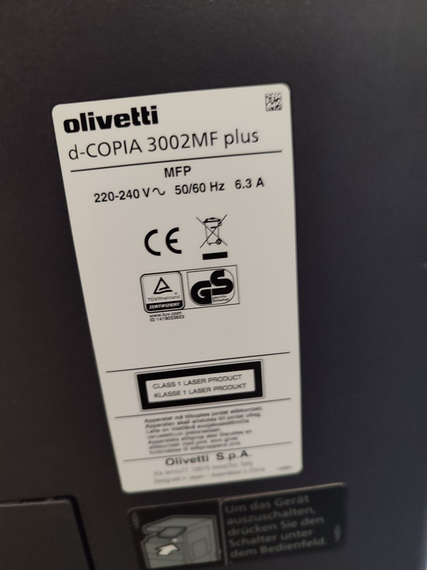копирна машина Olivetti