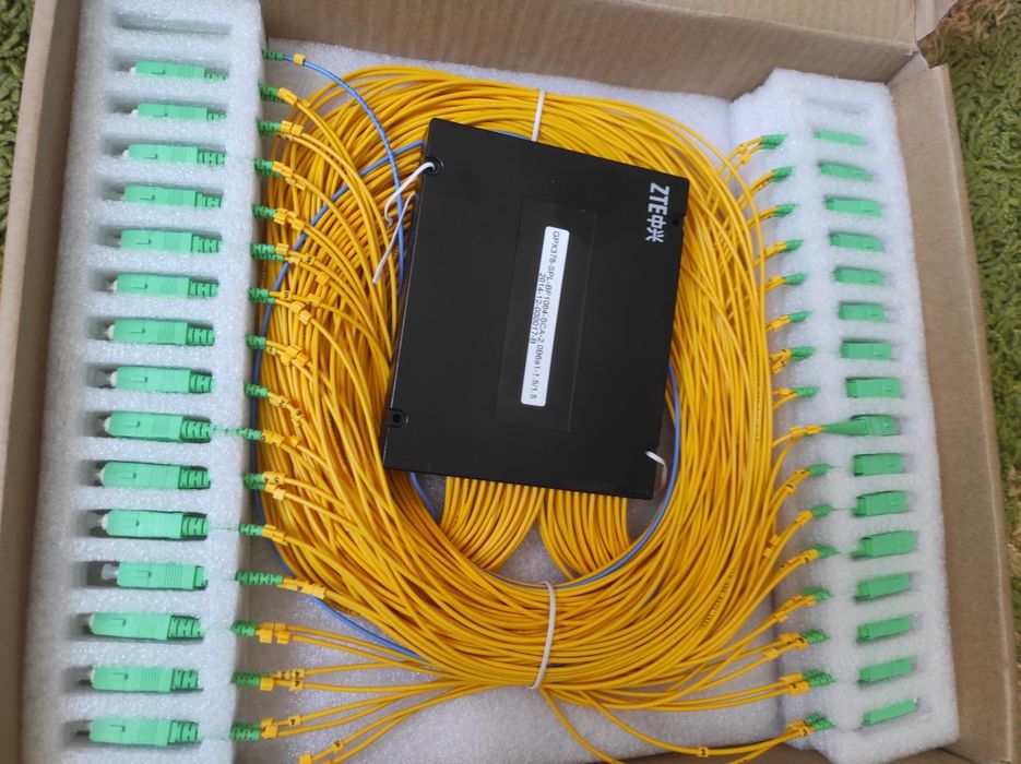 Spliter Optic ZTE 1x64 Cu Conectori SC/APC Tip ABS