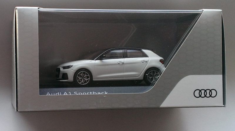 Macheta Audi A1 MK2 Sportback (2018) - iScale 1/43 ed de reprezentanta