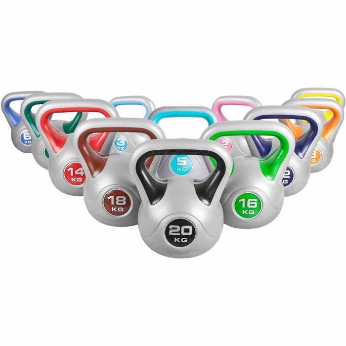 Kettlebell Stylish umplut cu ciment 2-20kg