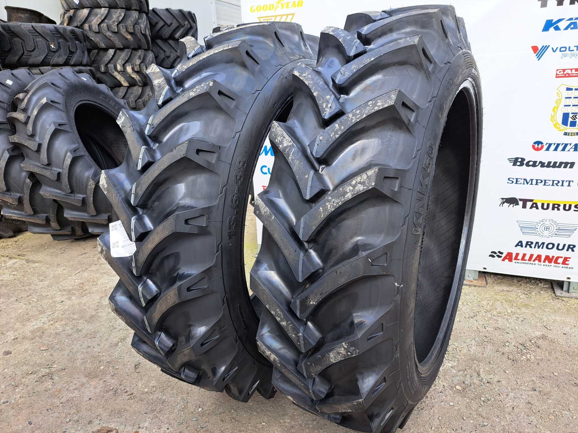 Cauciucuri noi 13.6-38 OZKA 10PR anvelope tractor U650, FIAT, IFRON