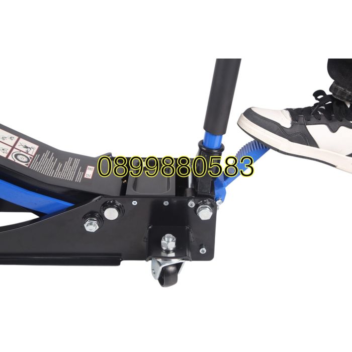 Нископрофилен крик крокодил  3,5 тона с педал  75 - 510 ММ HAWEK