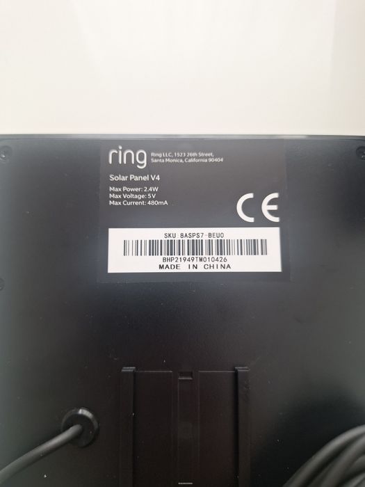 Ring solar panel