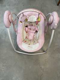 Leagan Balansoar bebe portabil roz bright starts